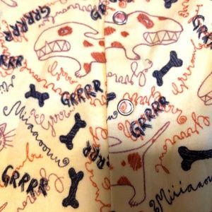 NWT Newborn  baby onesie Swedish Modeerska Huset Cats Dogs